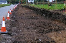 Leitrim County Council finds 'archaeological remains' when digging up road