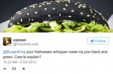 There is a serious problem with Burger King's 'black burger' and people are losing it