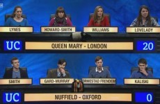 Everyone lost it over this contestant's unusual degree on last night's University Challenge