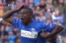 Belgian defender responds to racist chants with monkey goal celebration