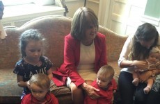 Election fever: Enda's teasing everyone and Joan's holding babies