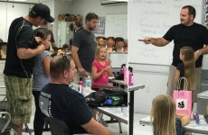 A single dad created a class to help other dads style their daughters' hair