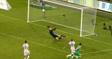 Here's the goal that put Ireland 1-0 up against Germany