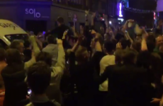 Look at the SCENES in Dublin after last night's victory against Germany