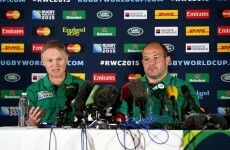 Irish rugby squad 'inspired' by performance of the island's two football teams
