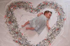 Lovely photo of baby girl surrounded by IVF syringes goes viral