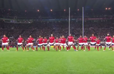 Tonga and New Zealand's war dances were pretty intimidating this evening