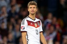 Müller bemoans 'play-acting and a weak referee' following Germany's defeat to Ireland