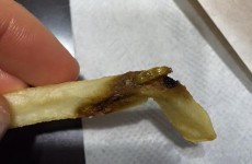 McDonald's is investigating this viral photo of 'worm in chips from Grafton Street'