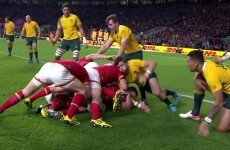 Here are the best bits from a memorable game between Australia and Wales