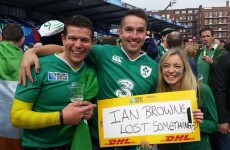 These Irish fans lost their tickets to the France match but a couple saved the day