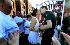 This couple got married while running a marathon