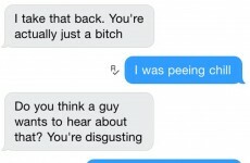 This girl freaked a guy out on Tinder by informing him that women pee
