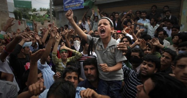 In pictures: Kashmir protests continue for fourth day