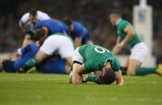 Johnny Sexton has been ruled out of Ireland's World Cup quarter-final