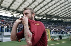 Roma's Daniele de Rossi celebrated an incredible milestone in the best possible way today