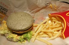 McDonald's is now selling this weird grey burger