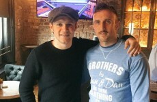 Niall Horan watched the rugby in the Kearney brothers' Dublin pub... it's the Dredge