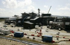 Security guards at the Shell gas terminal in Mayo went on strike today