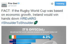 Fine Gael got an awful lot of grief for this tweet before the match yesterday