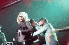 Britney Spears had a wardrobe malfunction on-stage and handled it like a pro... it's the Dredge