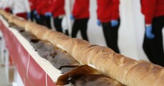 A lotta eatin' - this is officially the longest baguette in the world