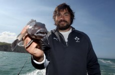 Gone fishin': Ireland's rugby stars reel it all in on day off