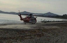 Coast guard rescues man having a possible stroke