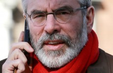'You could do this interview without me': Gerry Adams had a run-in with RTÉ earlier