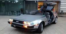 It's Back To The Future Day, and these students have celebrated by rebuilding an electric De Lorean