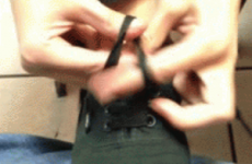 This gif will challenge everything you know about tying your shoelaces