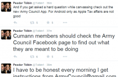 Sinn Féin TD defends sarcastic tweets about 'getting instructions from Army Council'