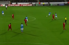 A Napoli player produced an early contender for pass of the season last night