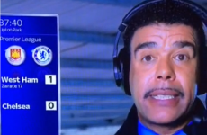 Chris Kamara somehow mangled 'goal-line technology' into 'techline lentology'