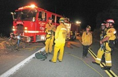 Man survives car plunge off cliff and lives on leaves til rescue