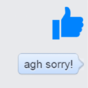 Facebook needs to get rid of that ridiculous blue thumb, right now