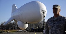 WATCH: An enormous US military blimp broke loose and floated for 140 miles today
