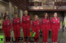 All female Russian space crew asked about not being around men and having no make up