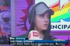 Justin Bieber stormed out of a mortifying interview on Spanish radio... it's the Dredge