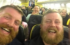 Two men sat next to each other on a flight to Ireland... and realised they were doppelgangers