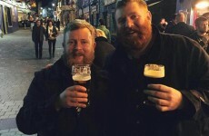 The two doppelgangers from the flight to Ireland ended up going for pints in Galway
