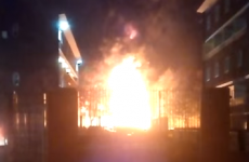 Ambulance comes under attack during a chaotic night for emergency services