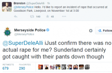 Police force in Twitter storm after engaging in 'rape banter' about a football match