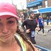 This woman spent a whole marathon taking selfies with hot guys