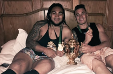 Only Ma'a Nonu could get away with wearing this vest... and THOSE SHORTS