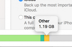What exactly is the 'other' section in your phone's storage space for?