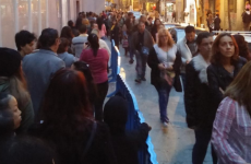 The queue for Penneys in Madrid is around the corner and absolutely insane