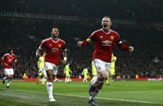 The drought is over! Rooney scores United's first goal in over 400 minutes
