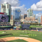 One of America's biggest baseball stadiums has been transformed into a golf course