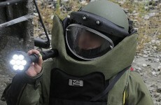 A dangerous military flare washed up on a Wexford beach